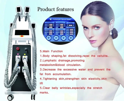 Cryolipolyse, RF Cavitatie, Afslanken-Machine
