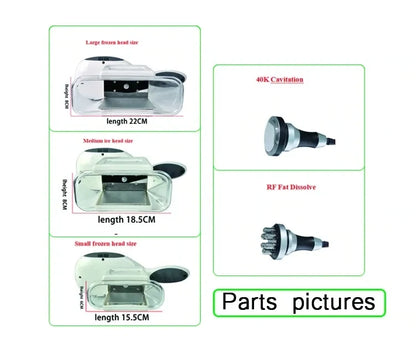 Cryolipolyse, RF Cavitatie, Afslanken-Machine