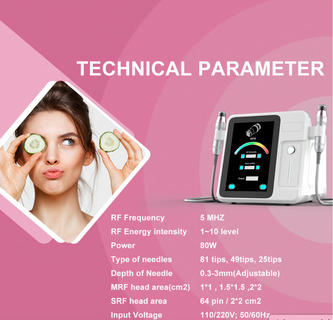 GBS Fractional RF Microneedling Machine